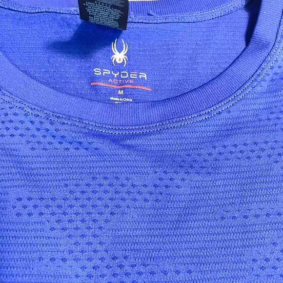 NWOT: Spyder Active Royal Blue Performance Tank - Picture 3 of 9
